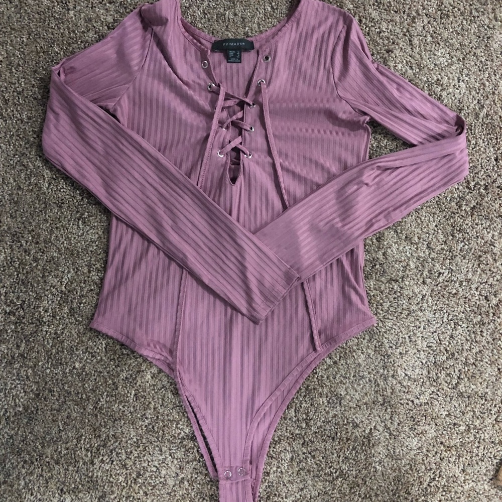 Trendy lace up bodysuit primark new 8